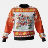 Hooktab Son Family Santa Dragon Ball Ugly Christmas Sweater