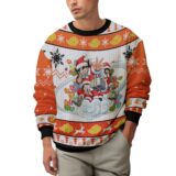 Hooktab Son Family Santa Dragon Ball Ugly Christmas Sweater
