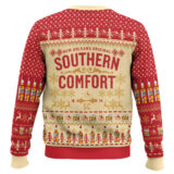Hooktab Southern Comfort Whiskey Ugly Christmas Sweater