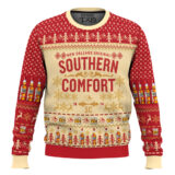 Hooktab Southern Comfort Whiskey Ugly Christmas Sweater