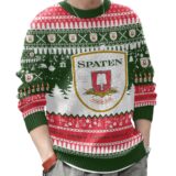 Hooktab Spaten German Beer Ugly Christmas Sweater