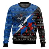 Hooktab Spider-man vs Venom Ugly Christmas Sweater