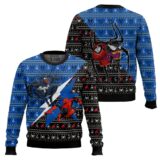 Hooktab Spider-man vs Venom Ugly Christmas Sweater