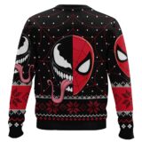 Hooktab Spider-man X Venom Marvel Ugly Christmas Sweater