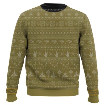 Hooktab Star Trek 1966 Yellow Ugly Christmas Sweater