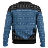 Hooktab Star Trek 1987 Blue - Custom Name Ugly Christmas Sweater