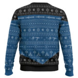 Hooktab Star Trek 1987 Dark Blue Ugly Christmas Sweater