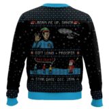Hooktab Star Trek Beam Up Santa Ugly Christmas Sweater