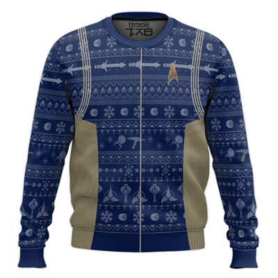 Hooktab Star Trek Discovery 2017 Ugly Christmas Sweater