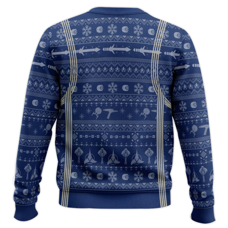 Hooktab Star Trek Discovery 2017 Ugly Christmas Sweater Hooktab Star Trek Discovery 2017 Ugly Christmas Sweater