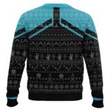 Hooktab Star Trek Picard 2020 Blue - Custom Name Ugly Christmas Sweater