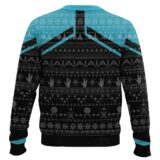 Hooktab Star Trek Picard 2020 Blue Ugly Christmas Sweater