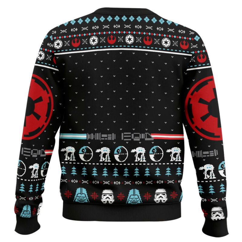 Hooktab Star Wars Boba It's Cold Outside Ugly Christmas Sweater Hooktab Star Wars Boba It's Cold Outside Ugly Christmas Sweater