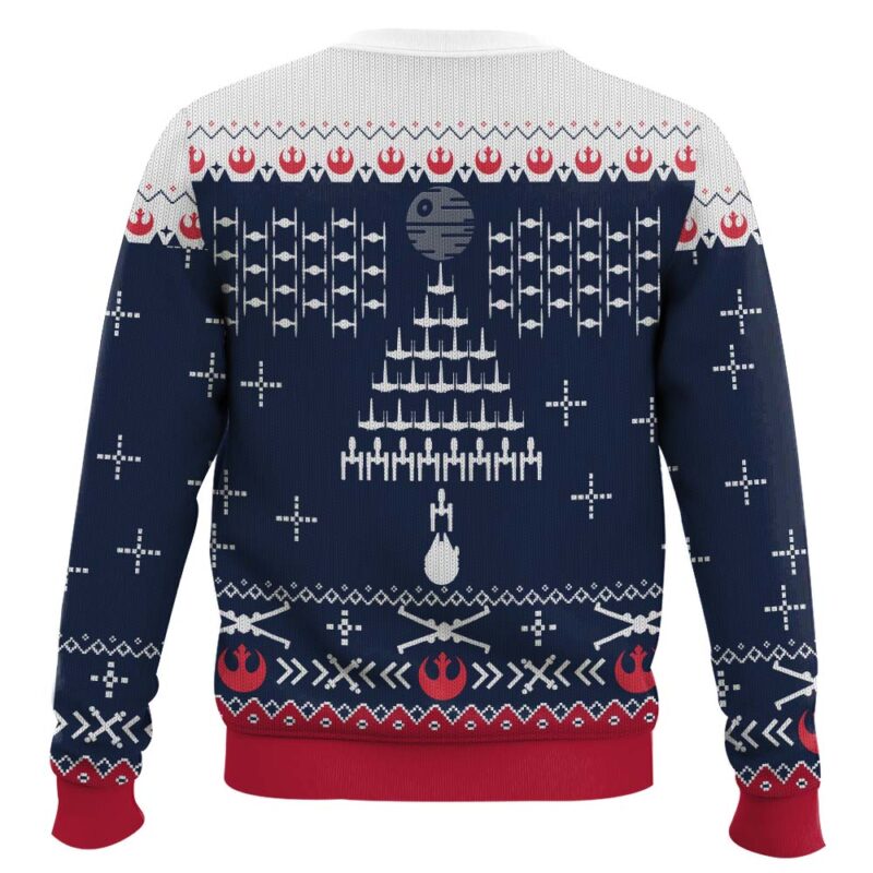 Hooktab Star Wars Great Galatic War Ugly Christmas Sweater Hooktab Star Wars Great Galatic War Ugly Christmas Sweater