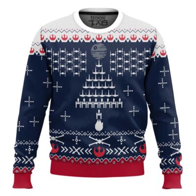 Hooktab Star Wars Great Galatic War Ugly Christmas Sweater