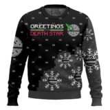 Hooktab Star Wars Greetings From Death Star Ugly Christmas Sweater