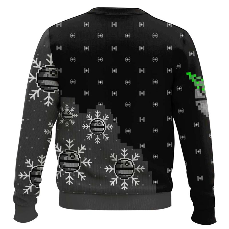 Hooktab Star Wars Greetings From Death Star Ugly Christmas Sweater Hooktab Star Wars Greetings From Death Star Ugly Christmas Sweater