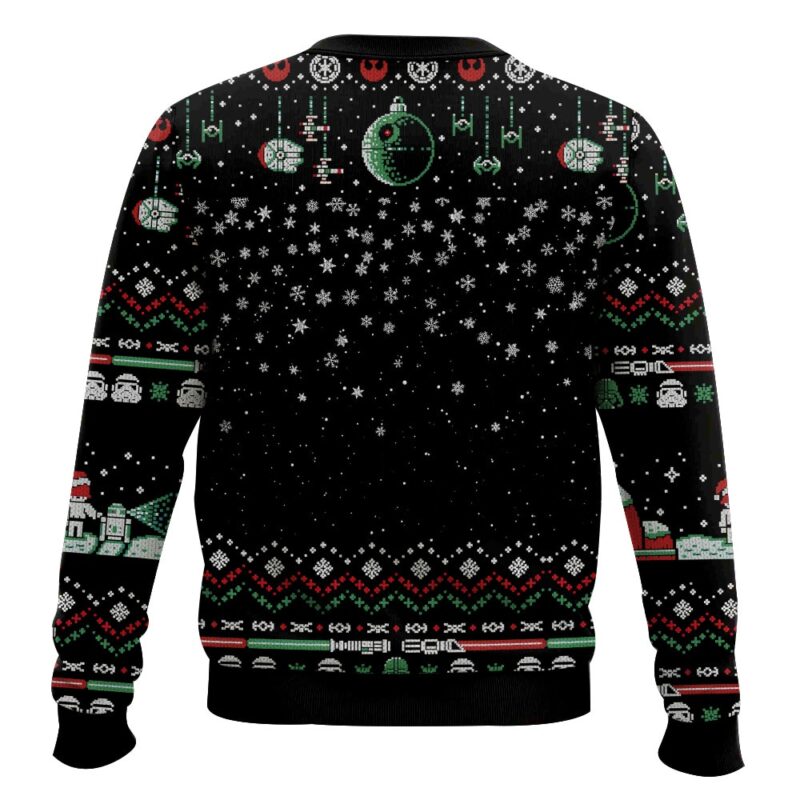 Hooktab Star Wars Merry Force Be With You Ugly Christmas Sweater Hooktab Star Wars Merry Force Be With You Ugly Christmas Sweater