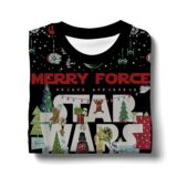 Hooktab Star Wars Merry Force Be With You Ugly Christmas Sweater