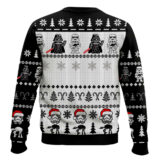 Hooktab Star Wars Merry Sithmas Santa Stormtrooper Darth Vader Ugly Christmas Sweater