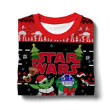 Hooktab Star Wars Santa Baby Yoda Ugly Christmas Sweater