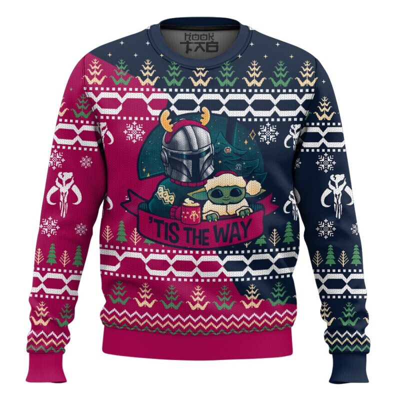 Hooktab Star Wars 'Tis The Way, Ugly Christmas Sweater