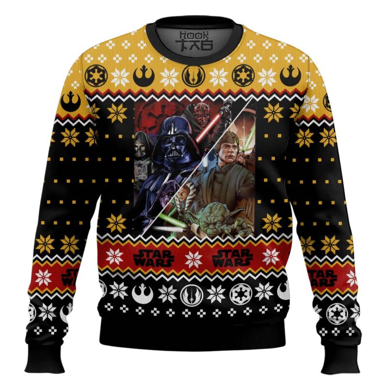 Hooktab Star Wars Ugly Christmas Sweater