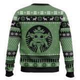 Hooktab Starbucks Yoda Star Wars Ugly Christmas Sweater