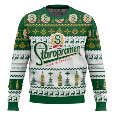 Hooktab Staropramen Ugly Christmas Sweater