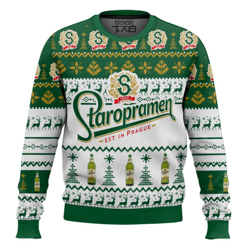 Hooktab Staropramen Ugly Christmas Sweater Hooktab Staropramen Ugly Christmas Sweater