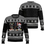 Hooktab Starry Night Chibi Vader Star Wars Ugly Christmas Sweater