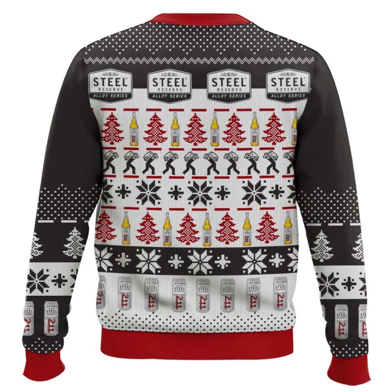 Hooktab Steel Reserve Ugly Christmas Sweater Hooktab Steel Reserve Ugly Christmas Sweater