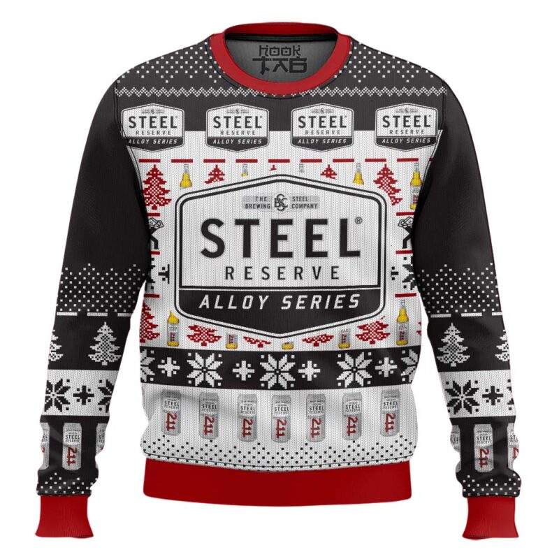 Hooktab Steel Reserve Ugly Christmas Sweater