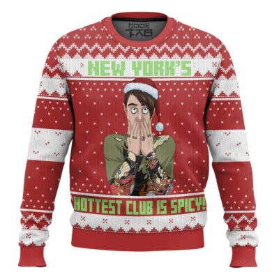 Hooktab Stefon New York’s Hottest Club Is Spicy Saturday Night Live Ugly Christmas Sweater