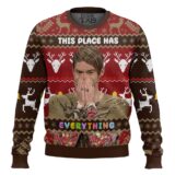 Hooktab Stefon This Place Has Everything Saturday Night Live Ugly Christmas Sweater