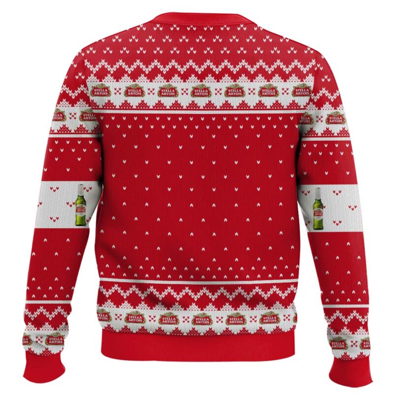 Hooktab Stella Artois Pilsner Beer Ugly Christmas Sweater Hooktab Stella Artois Pilsner Beer Ugly Christmas Sweater