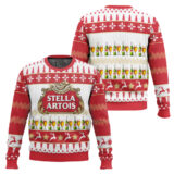 Hooktab Stella Artois Pilsner Ugly Christmas Sweater