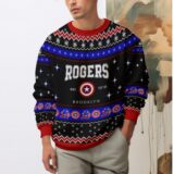 Hooktab Steve Rogers Captain America Ugly Christmas Sweater