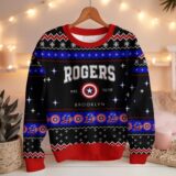 Hooktab Steve Rogers Captain America Ugly Christmas Sweater