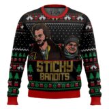 Hooktab Sticky Bandits Home Alone Ugly Christmas Sweater