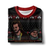 Hooktab Sticky Bandits Home Alone Ugly Christmas Sweater