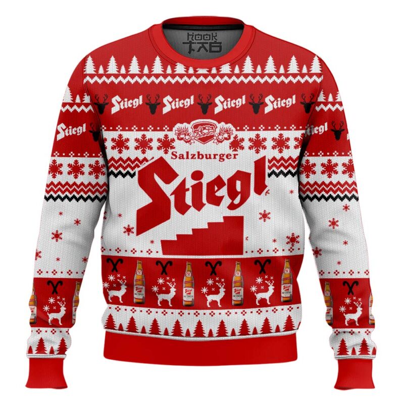 Hooktab Stiegl Beer Ugly Christmas Sweater