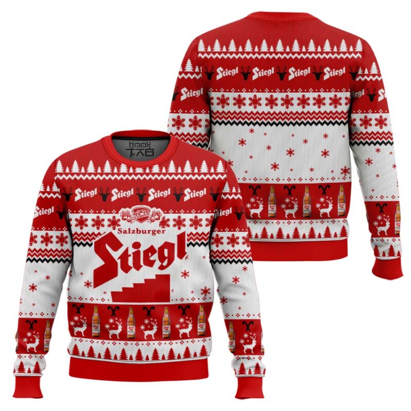 Hooktab Stiegl Beer Ugly Christmas Sweater Hooktab Stiegl Beer Ugly Christmas Sweater