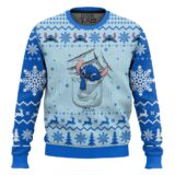 Hooktab Stitch Dozed Lilo And Stitch Ugly Christmas Sweater