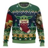 Hooktab Stocking Stuffers Baby Yoda Grogu Star Wars Ugly Christmas Sweater