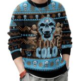 Hooktab Stone Cold WWE Ugly Christmas Sweater