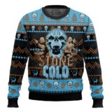 Hooktab Stone Cold WWE Ugly Christmas Sweater