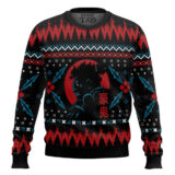 Hooktab Street Fighter Akuma Ugly Christmas Sweater