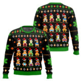 Hooktab Street Fighter Classic Collection Ugly Christmas Sweater