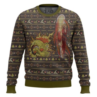 Hooktab Street Fighter Ken vs. Blanka Ugly Christmas Sweater